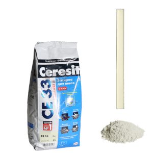 Затирка Ceresit CE 33 comfort жасмин, 2кг. (шов 1-6мм) — изображение 1