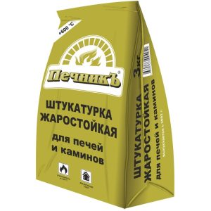 Штукатурка для печей и каминов 3кг ПечникЪ — изображение 1