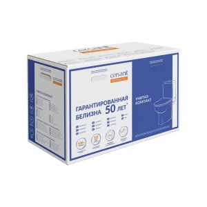 Унитаз напольный компакт безободковый Cersanit COLOUR Clean On S-KO-COL011-3/5-COn-DL-w — изображение 4