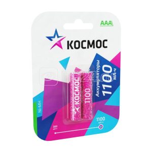 Аккумулятор R03 1100 Космос(2шт)