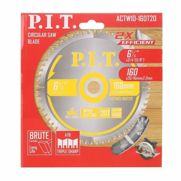 пильный диск 160 мм P.I.T.