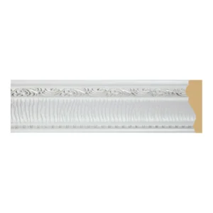 Багет Барон Белый Серебро Light (1M6/1 Light) 2,4м Stella - главное фото