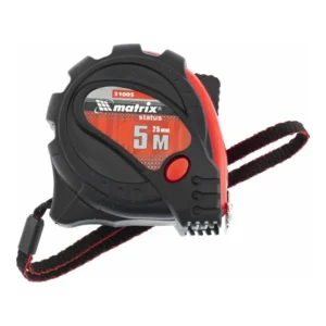 Рулетка 5х25мм. обрезин. корпус MATRIX 31005 - фото 1