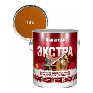 Акватекс-экстра 2,7л. (тик) покрытие д/дерева - фото 1
