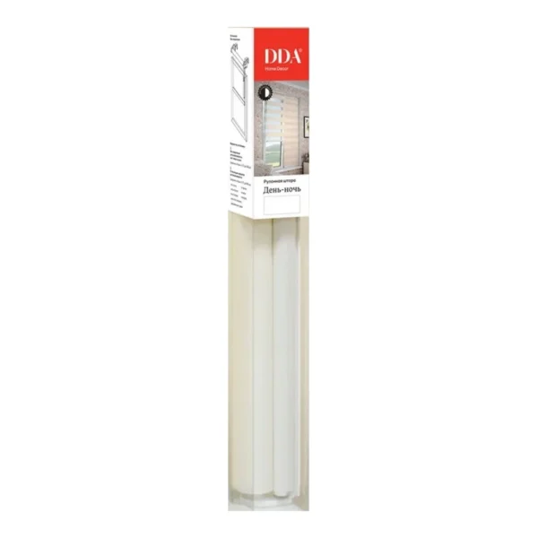 Рулонная штора 57*170 День-ночь Бежевый DDA - фото 1