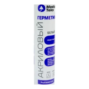 Герметик акрил. Master Teks общестр. белый 290мл. - фото 1