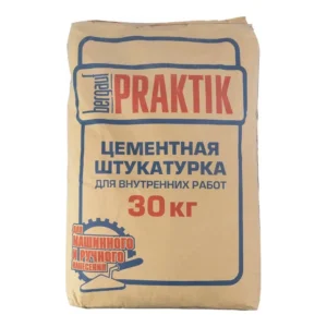 Штукатурка Praktik цементная для внут.работ, 30кг - фото 2