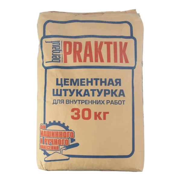 Штукатурка Praktik цементная для внут.работ, 30кг - фото 2