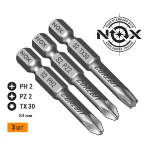 Набор бит 3шт NOX 336008 - главное фото