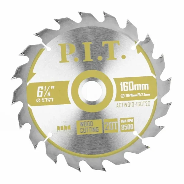 Диск пильный 160х20/16х2,2мм. ACTW10-160T20 P.I.T. - фото 1