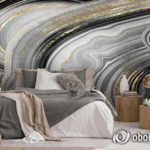 Фотообои Каменный срез с золотом (200х240) тубус
