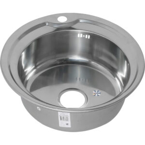 Мойка врез. 510м. (0,6мм) 3.1/2" гл.16 см круглая