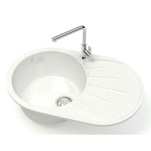 Мойка AGATA 110/G31 белый 730*450*215 мат.иск.камень