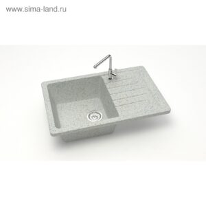Мойка AGATA 16/Q10 Cв.серый 740х490х210 мат.искуств.камень