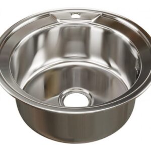 Мойка врез. MIXLINE кругл. 490мм (0,6) 3.1/2" с сифоном