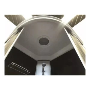 Душевая кабина COMFORTY 307 GG (900*900*2150) серое стекло, заднее черное стекло - фото 2