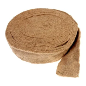 Лен-Джут лента 5-6мм х 100мм (20м.п) - фото 1