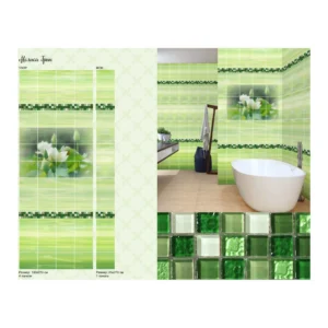 Панель ПВХ Мелиса Грин (0,25х2,7м) фотопечать ОПТ Групп - фото 1