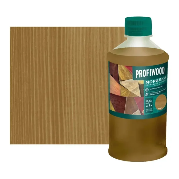 4605365063187-1.webp Морилка вод. мат.Profiwood Орех 0,5л. - фото 1
