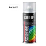 Эмаль универсальная акриловая satin KUDO RAL 9003 белая 520 мл KU-0A9003 - фото 1