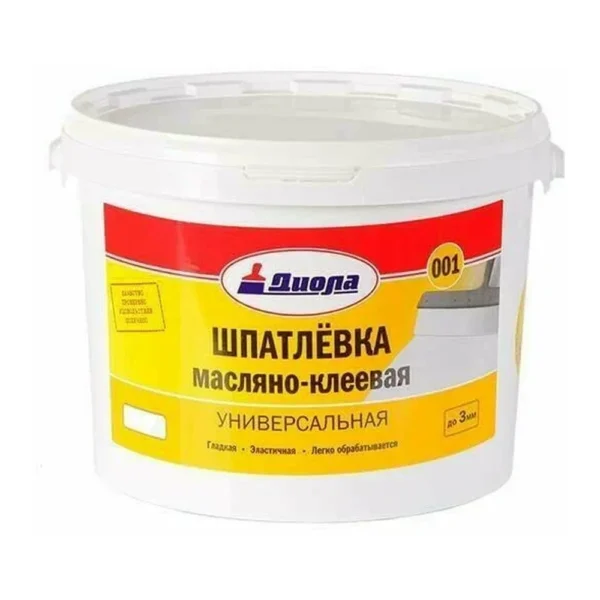 Шпатлевка Диола-001 масляно-клеевая 3кг - фото 1
