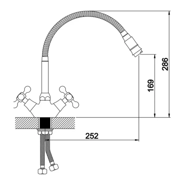 Смеситель д/кухни 332546 Gota Rocio - фото 2