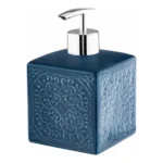 Дозатор д/жидкого мыла керамика (синий) - фото 1