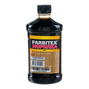 Морилка водная 0,5л. (орех) Farbitex - фото 2