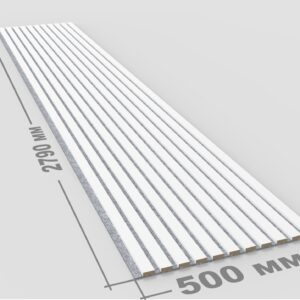 Панель стен.Акустическая Белый 2780*600*9 Stella