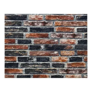 Панель ПВХ самоклеящаяся 70х77см Старый город Лайт - фото 1