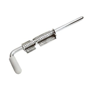 Задвижка гараж. 400мм. цинк с пружиной — изображение 1