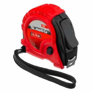 Рулетка 3х16мм. обрезин. корпус MATRIX 31003